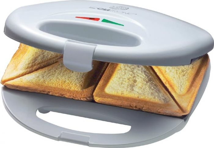 Clatronic Tostapane Clatronic ST 3477 bianco inox Clatronic ST 3477 tostiera 750 W Bianco
