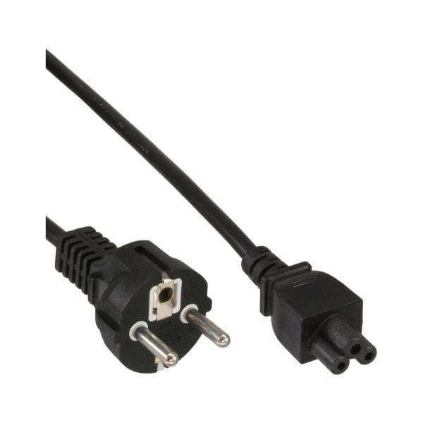 InLine 4043718088461 cavo di alimentazione Nero 10 m CEE7/7 Accoppiatore C5