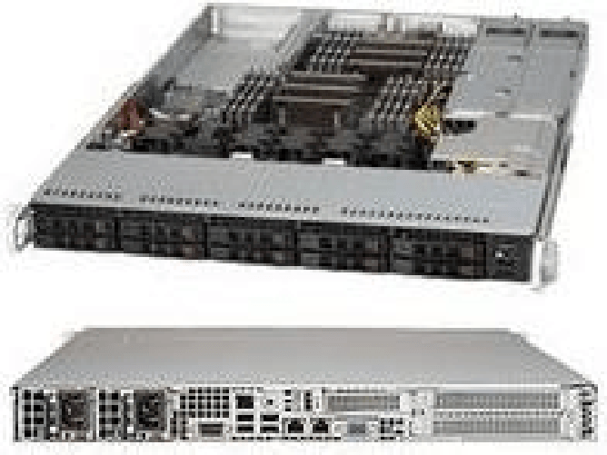Supermicro SuperChassis 116AC2-R706WB2 Supporto Nero 750 W