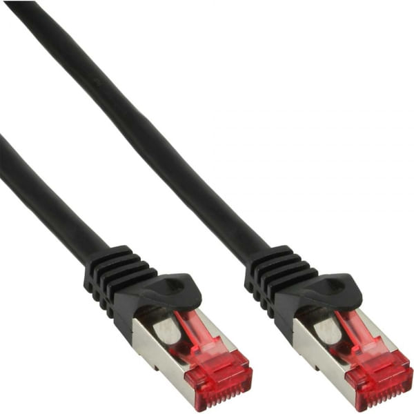 InLine Cavo patch - S-FTP PiMf - Cat.6 - senza alogeni - rame - nero - 15 m InLine 4043718212330 cavo di rete Nero 15 m Cat6 S/FTP (S-STP)