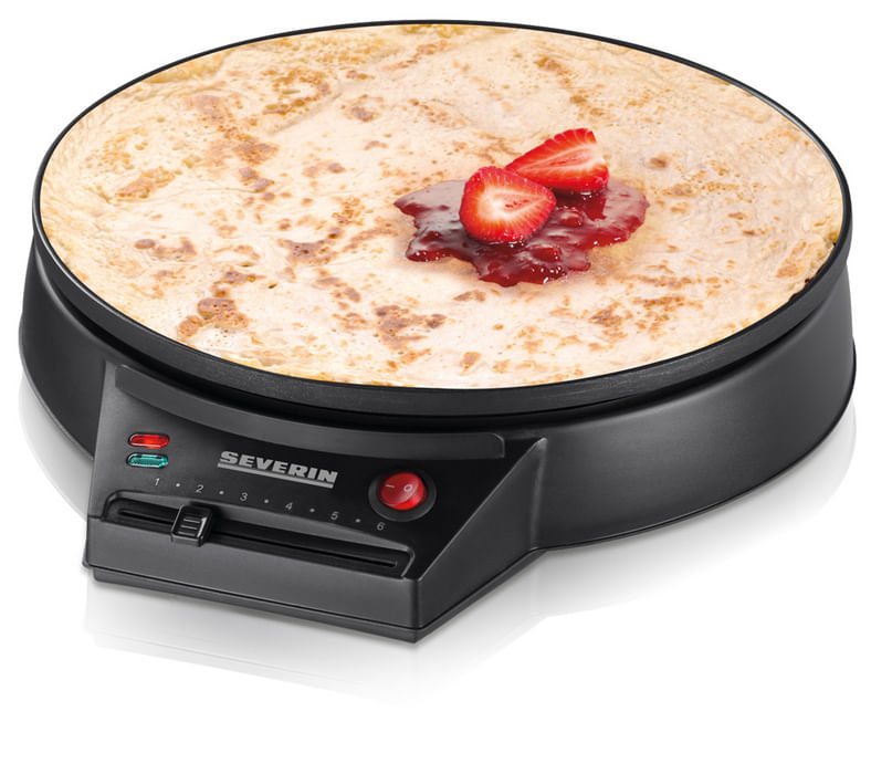 Severin Piastra per Crepe Severin CM 2198 1000 L Ã Æ Ã Å 30 cm Nero Severin CM 2198 crepiera 1 crepe 1000 W Nero