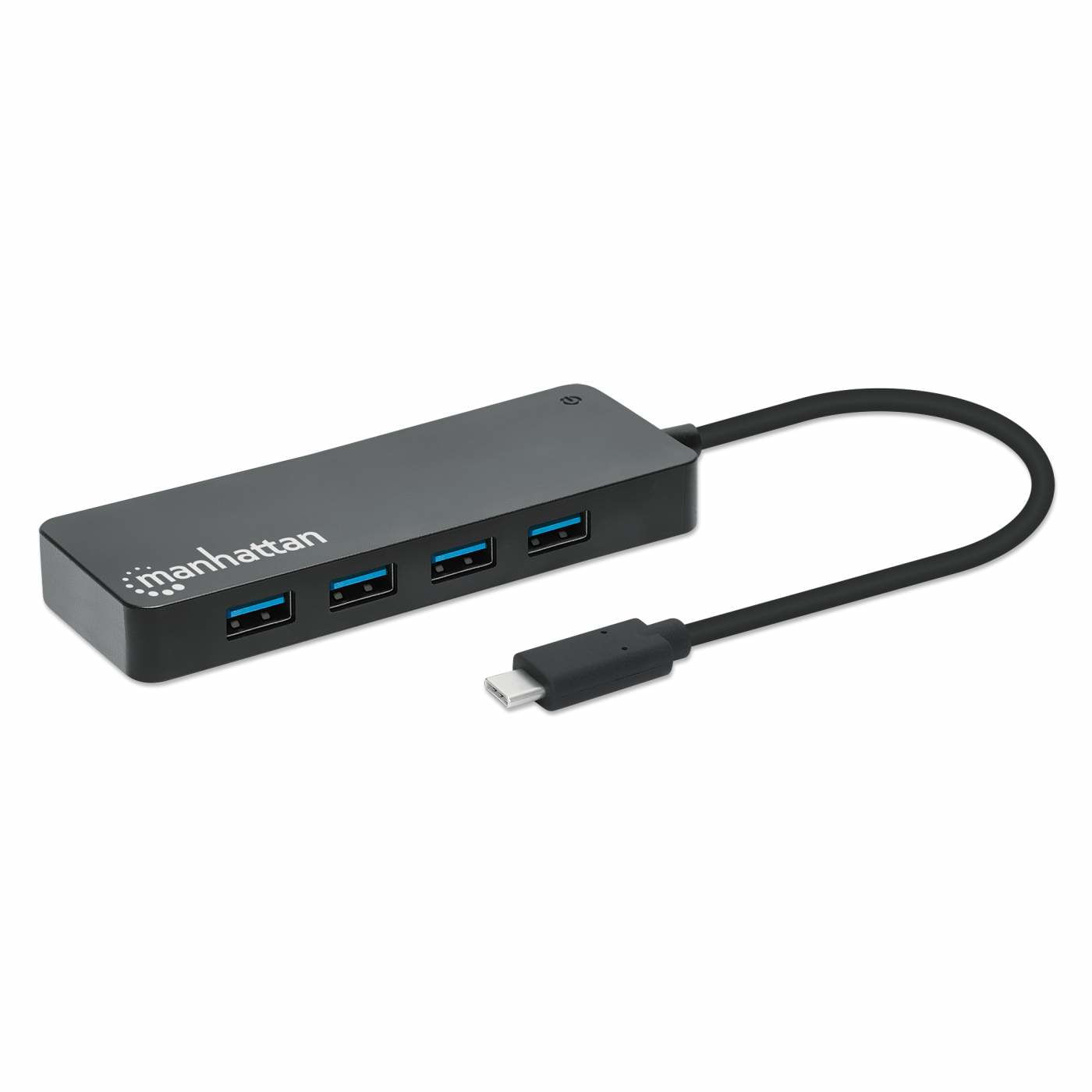 Manhattan 168410 hub di interfaccia USB tipo-C 5000 Mbit/s Nero (USB-C Dock/Hub, Ports [x7]: USB-A [x7], 5 Gbps [USB 3.2 Manhattan 168410 hub di inter