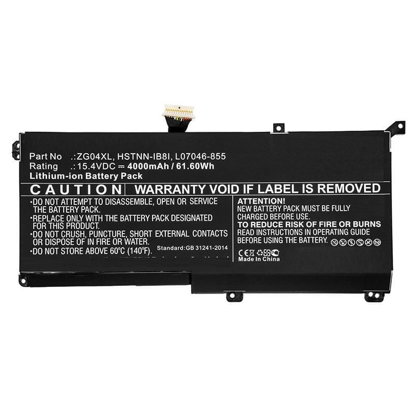 CoreParts MBXHP-BA0227 ricambio per laptop Batteria (Laptop Battery for HP 61.60Wh - Li-ion 15.4V 4000mAh Black - 61.60W CoreParts MBXHP-BA0227 ricamb