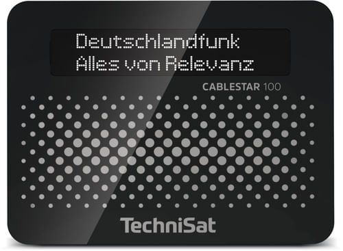TechniSat 0010/3915 Sintonizzatore Cablestar 100 per segnale via cavo TechniSat CABLESTAR 100 Orologio Digitale Nero