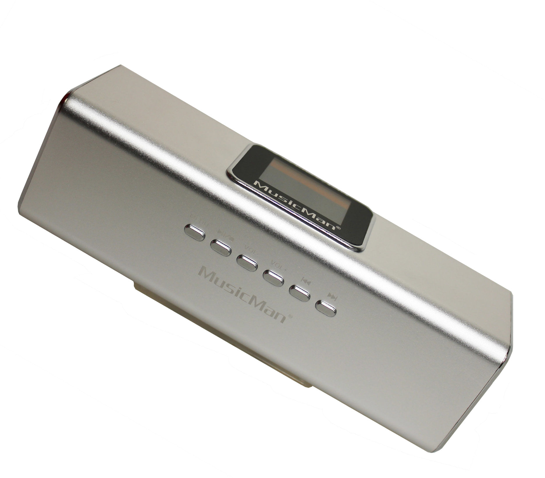 Technaxx MusicMan MA Display Soundstation Argento 6 W (TECHNAXX MUSICMAN MA DISPLAY - SOUNDSTATION SILVER)