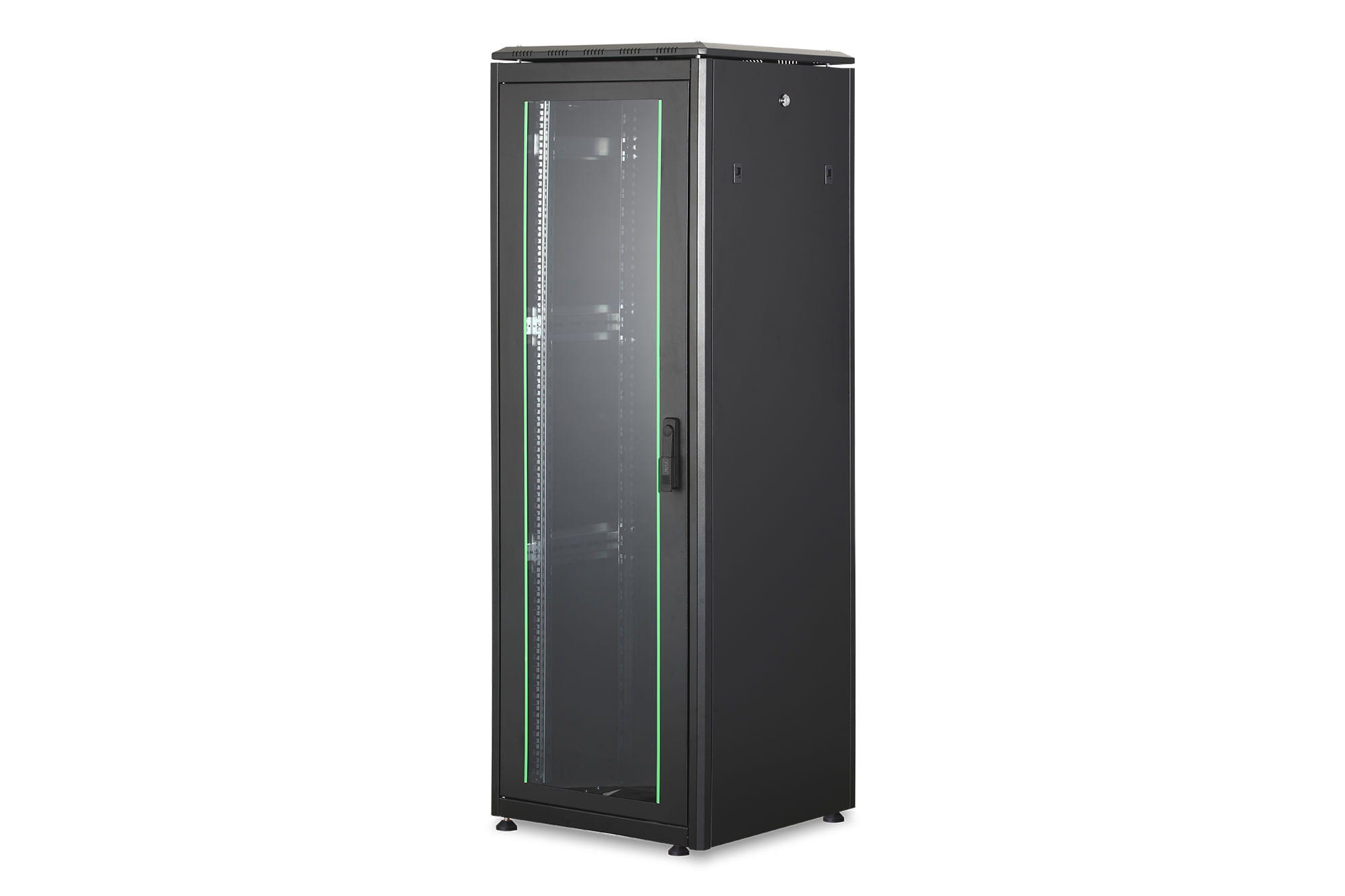 Digitus Unique DN-19 36U-6/6-B-1 - Schrank - Schwarz, RAL 9005 - 36U - 48,3 cm (19") (DN-19 36U-6/6-B-1) Digitus Armadio di rete serie Unique - 600x60