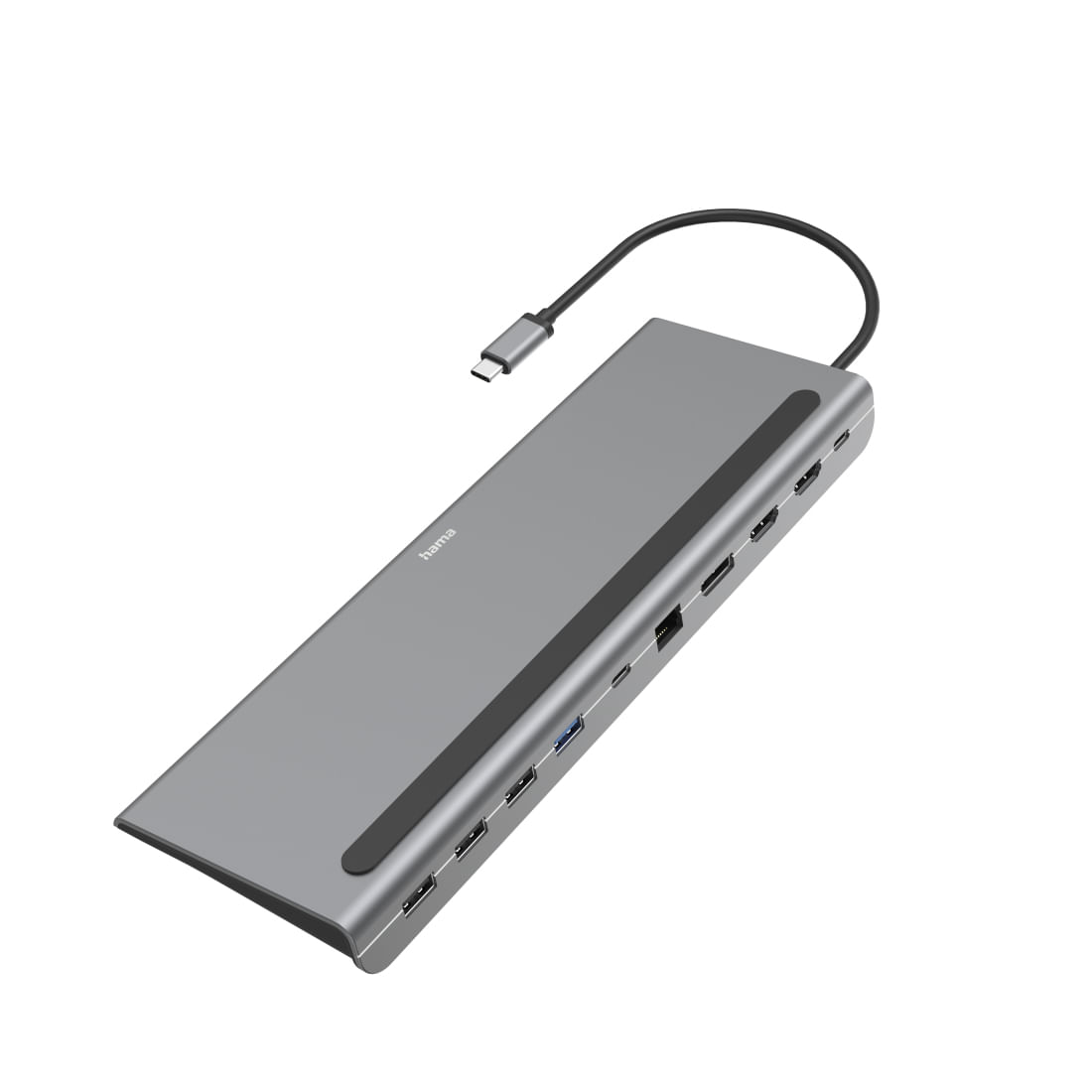 Hama 00200100 replicatore di porte e docking station per laptop USB 3.2 Gen 1 [3.1 Gen 1] Type-C Antracite (Hama Connect Hama 00200100 replicatore di