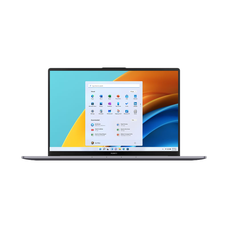 Huawei MateBook D 16 Intel Core i5 i5-13420H Computer portatile 40,6 cm (16") WUXGA 16 GB DDR4-SDRAM 1 TB SSD Wi-Fi 6 (802.11ax) Windows 11 Home Gri