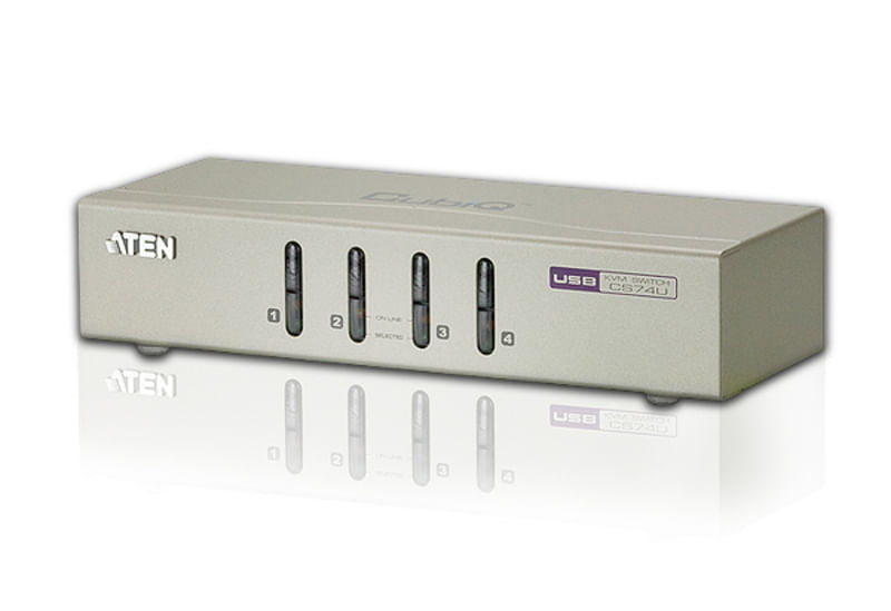 ATEN 4 port USB KVM + Audio- PROMO FINO AD ESAURIMENTO SCORTE ATEN Switch KVM USB VGA/Audio 4-porte