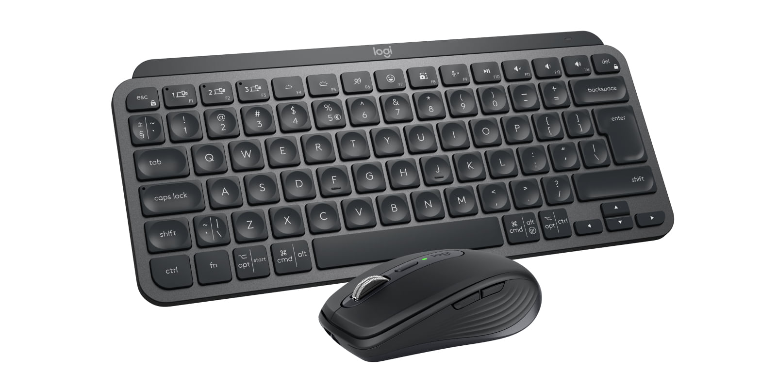Logitech MX Keys Mini Combo for Business tastiera Mouse incluso RF senza fili + Bluetooth QWERTY US International Grafit Logitech 920-011061 tastiera
