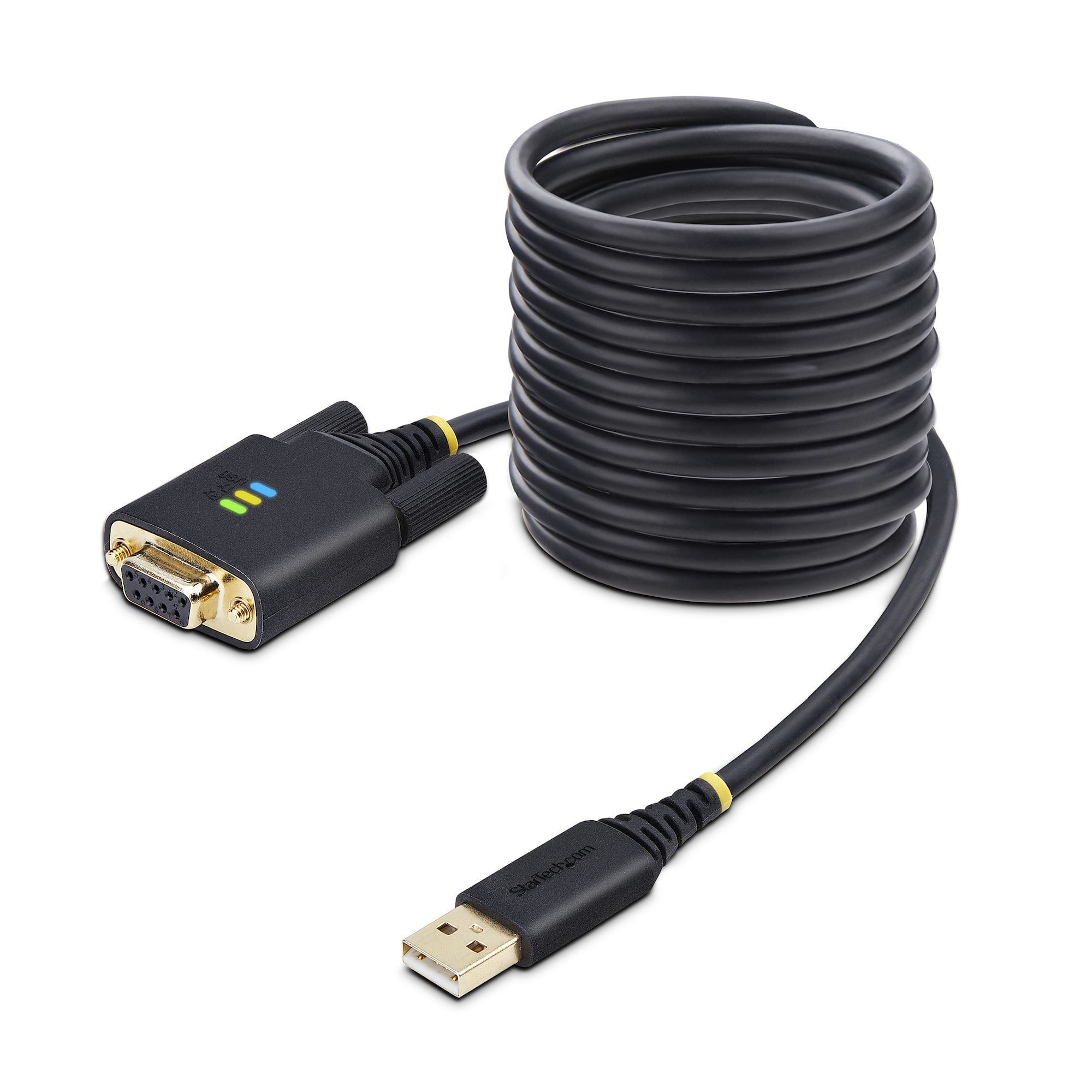 StarTech.com 1P10FFCN-USB-SERIAL cavo seriale Nero 3 m USB tipo A DB-9 (10ft/3m USB to Null Modem Serial Cable) StarTech.com 1P10FFCN-USB-SERIAL cavo