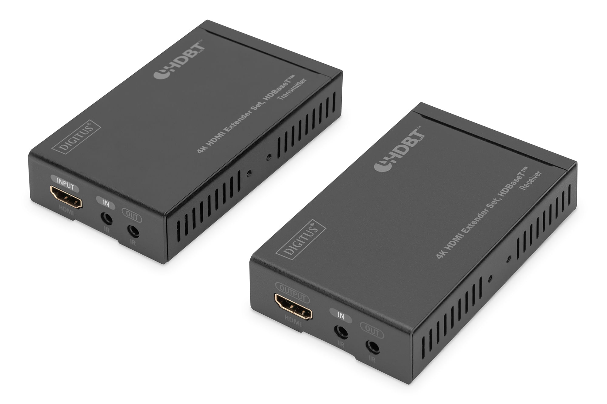 Digitus 4K HDMI Extender Set - HDBaseT - UHD 4K*2K@30Hz 70m over network cable (Cat 5E - 6 - 7) Digitus Set prolunga 4K HDMI, HDBaseT , 4K/30 Hz, 70 m