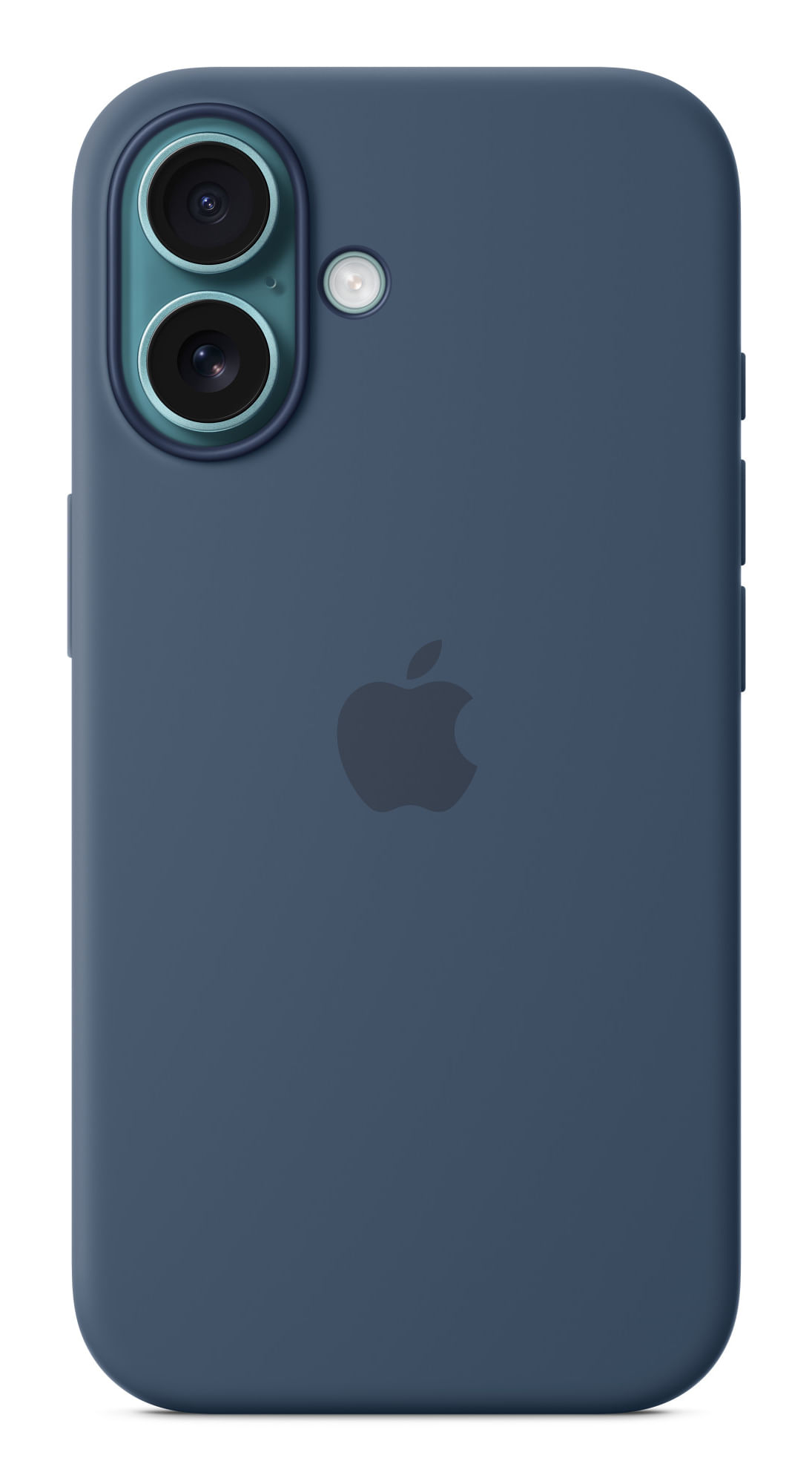 Apple Custodia MagSafe in silicone per iPhone 16 - Denim (Apple - Back cover for mobile phone - MagSafe compatibility - Apple Custodia MagSafe in sili