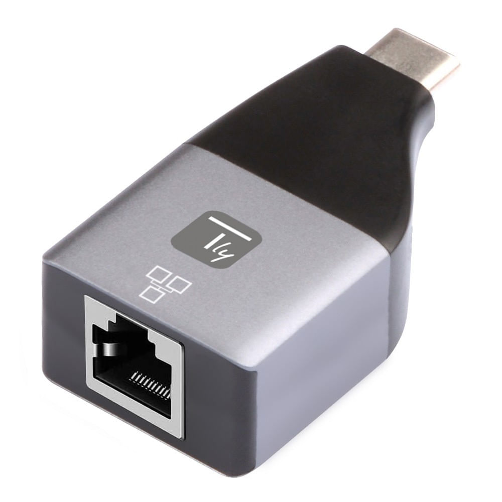 Techly IADAP USBC-ETGIGA scheda di rete e adattatore Ethernet 1000 Mbit/s