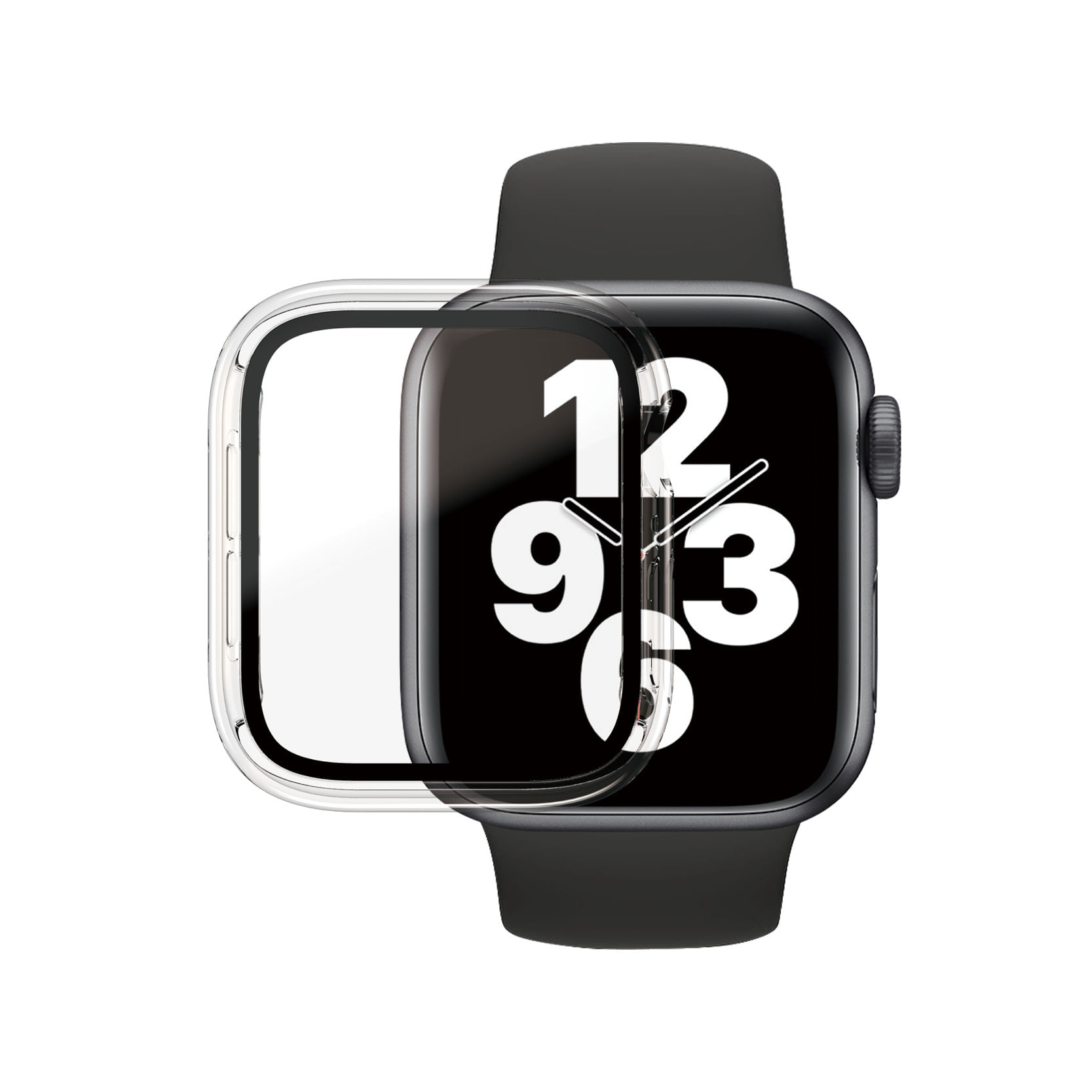 PanzerGlass Cover Protettiva Apple Watch Series 4 | 5 | 6 | SE 40mm | Transparent