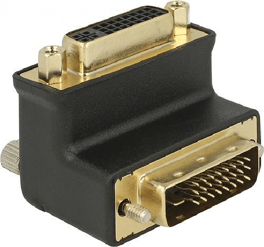 DeLOCK 65866 cable gender changer DVI-D DVI-I Nero (Delock - videoadapter - DVI-D til DVI-) DeLOCK 65866 adattatore per inversione del genere dei cavi