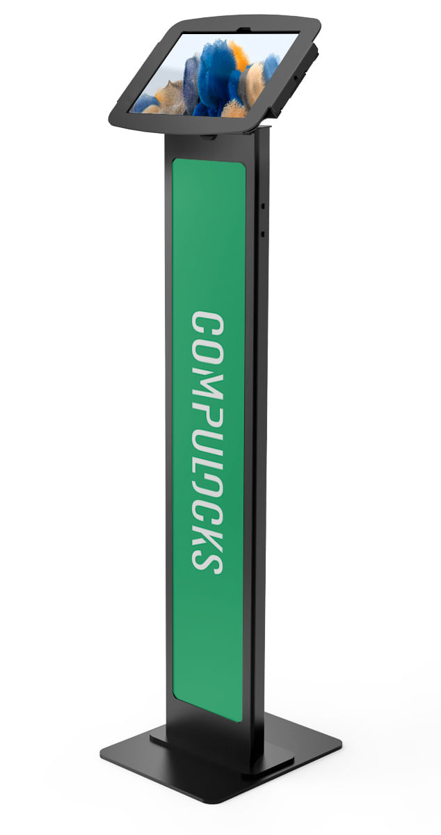 Compulocks 140B105GA8SB Accessorio per monitor (Compulocks Galaxy Tab A8 10.5 Space Enclosure Brandable Floor Stand - Su Compulocks 140B105GA8SB Acces