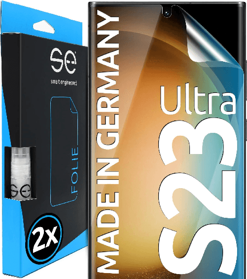 Smart Engineered SE0-F0101-0388-23-M protezione per lo schermo e il retro dei telefoni cellulari Pellicola proteggischermo trasparente Samsung 2 pz