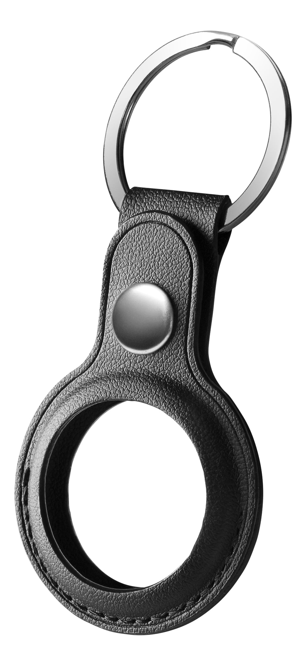 Deltaco MCASE-TAG10 accessorio per localizzatore e cercatore GPS (Deltaco Apple Airtag Key Ring with Leather Case - Blac Deltaco MCASE-TAG10 accessori