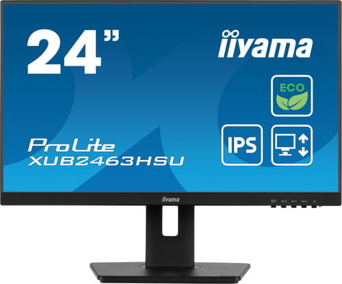 iiyama ProLite XUB2463HSU-B1 Monitor PC 61 cm (24") 1920 x 1080 Pixel Full HD LED Nero