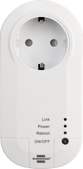 Brennenstuhl Connect presa WiFi con trasmettitore 433 MHz WA 3600 LRF01 433 Brennenstuhl 1294840 presa intelligente 3680 W Casa Bianco