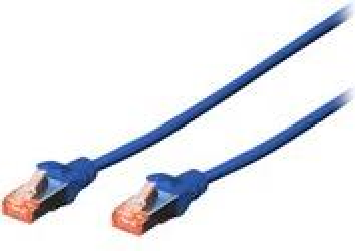Digitus CONFEZIONE 10 CAVI CAT 6 SCHERMATI S/FTP MT 5 COLORE BLU DIGITUS Digitus Cavo patch CAT 6 S/FTP