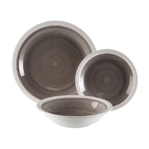 Versa Servizio di Piatti Versa Legrand Grigio 26,5 x 26,5 cm 18 Pezzi