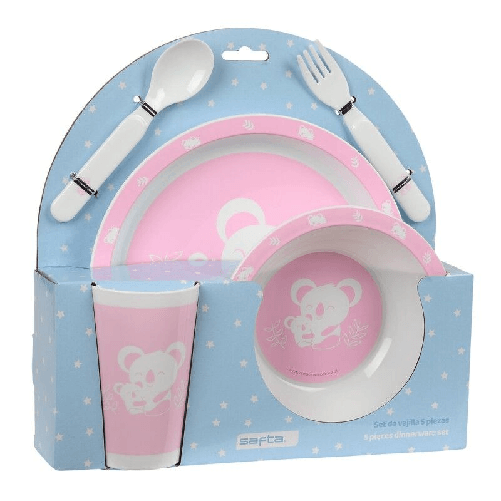 Safta Set di stoviglie per bambini Safta Koala Poliestere 26 x 26 x 9 cm
