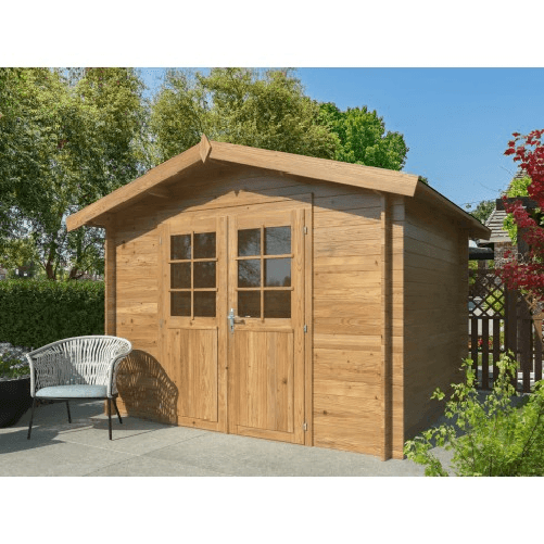 GartenPro Casetta in Legno da Giardino 3x3 m 28mm Impregnata