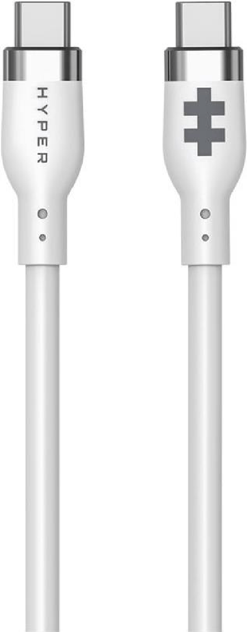 Hyper CAVO RIC PER APPLE 1.5M WH HYPER SILICONE USB-C TO USB-C 60W BIANCO