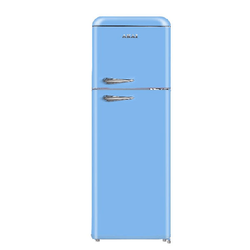 Akai Pidema:Frigorifero a due porte Akai azzurro anni 50