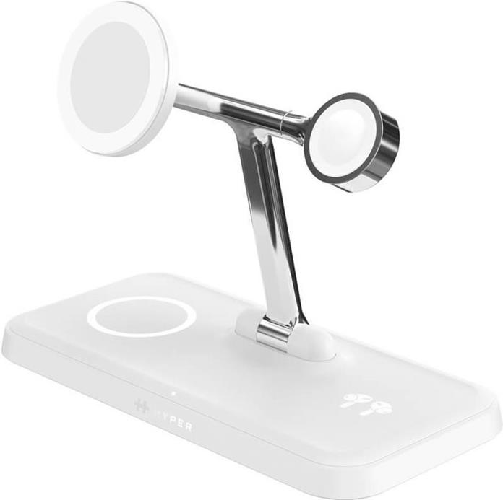 Hyper CARICATORE MAGNETICO HYPER 4IN1 WH IPHONEAPPLEWATCHAIRPODSDISP EXTR