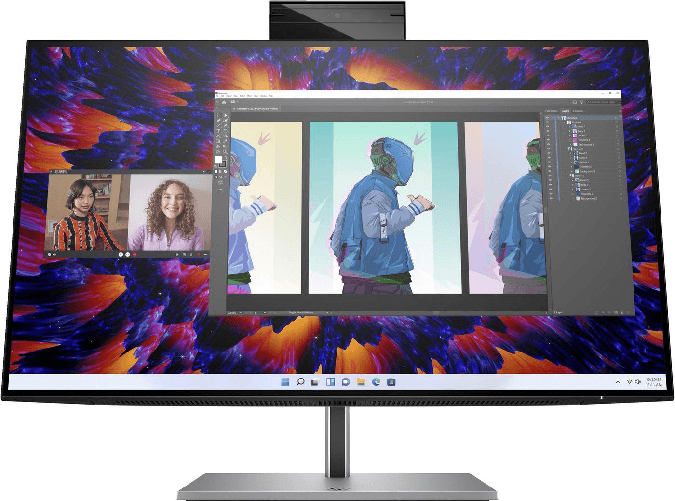 HP Z24m G3 - 60,5 cm (23.8") - 2560 x 1440 Pixel - Quad HD - 5 ms - Silber