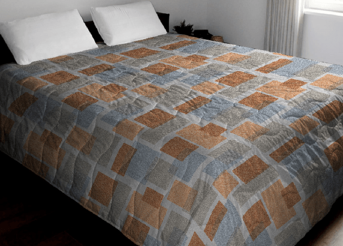 Trapuntino Piumino Estivo Primaverile 100gr/mq Leggero Disegno Square