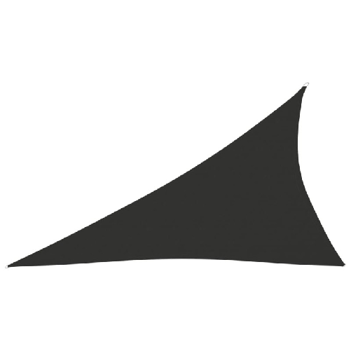 VidaXL Parasole a Vela Oxford Triangolare 4x5x6,4 m Antracite