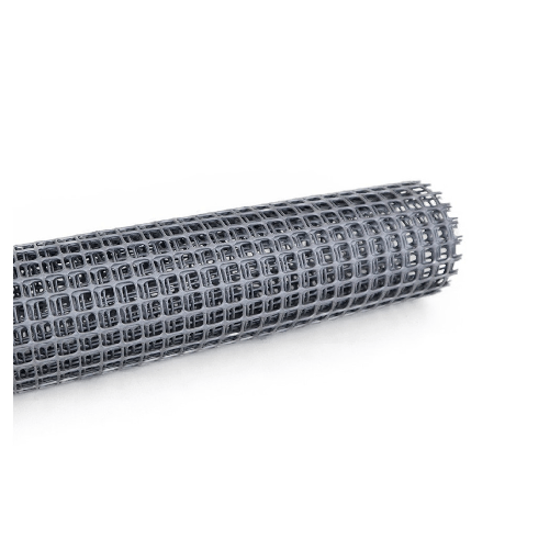 Trade Shop Traesio-rete Di Plastica Protettiva 1 X 5 Mt Grigio Per Cancelli Recinzioni Balconi 206614 -