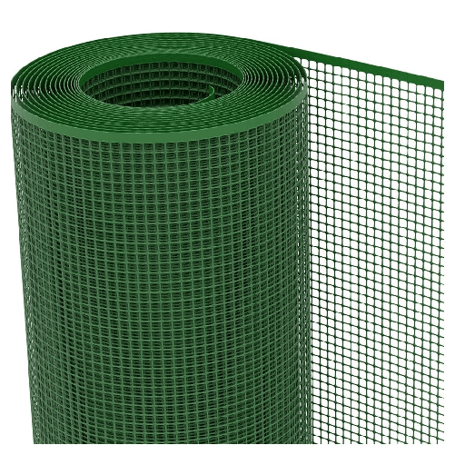 Rete Protettiva In Plastica Per Aiuole 1x5 Mt A Maglia Quadrata 20x20 Mm Grn64 62838 -