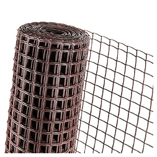 Trade Shop Traesio-rete Di Plastica Protettiva 1x5 Mt Marrone Per Cancelli Recinzioni Balconi 206612 -