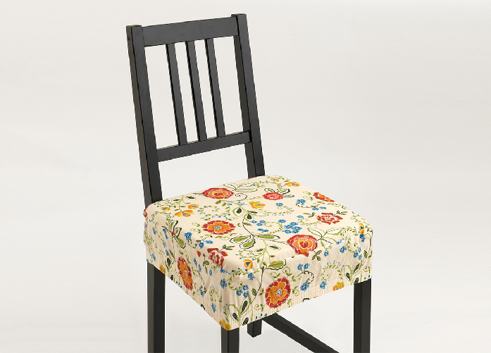 BIANCHERIAWEB Set Cuscini Coprisedia Imbottiti Sfoderabili Modello Garden Made In Italy Colore Panna,Misura Fascia Quadrata 4Pz