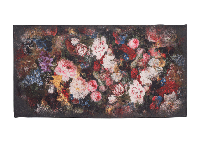 BIANCHERIAWEB Tappeto Arredo Antiscivolo Da Camera E Salotto Linea D'artista By Suardi Colore Bosschaert Fumè,Misura 100x160