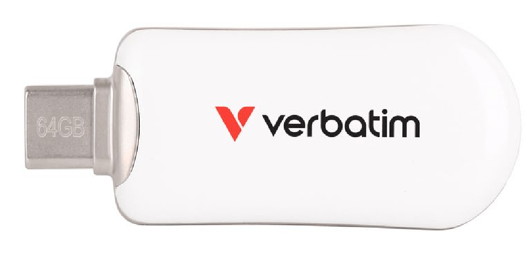 Verbatim chiavetta usb 64gb usb-c 3.2 gen 1 bianca - velocità lettura 100mb/s Verbatim 30228 unità flash usb 64 gb usb tipo-c 3.2 gen 1 (3.1 gen 1) bi