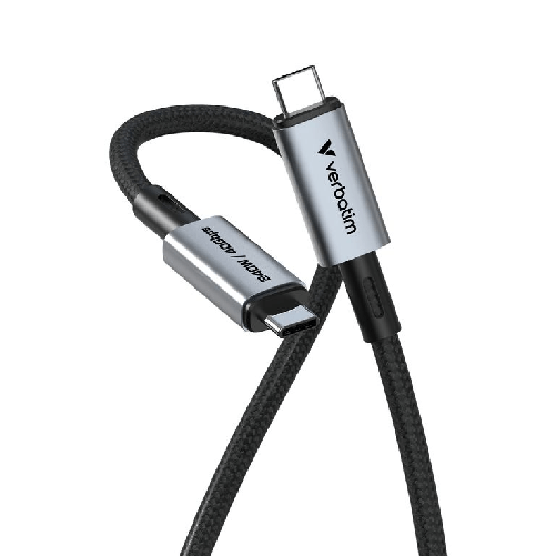 Verbatim 31847 cavo usb usb4 gen 2x2 1,2 m usb c nero