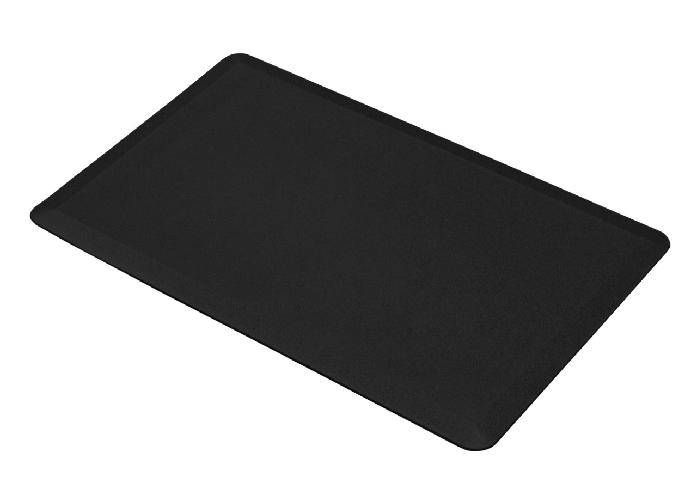BIANCHERIAWEB Tappeto Cucina Memory Ultrasoft Antiscivolo Impermeabile Tinta Unita Giulia Misura 44x75,Colore Nero