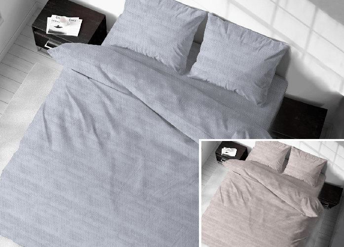 BIANCHERIAWEB Copripiumino In Morbida Flanella Disegno Bon Bon Colore Beige,Misura 1 Piazza e mezza