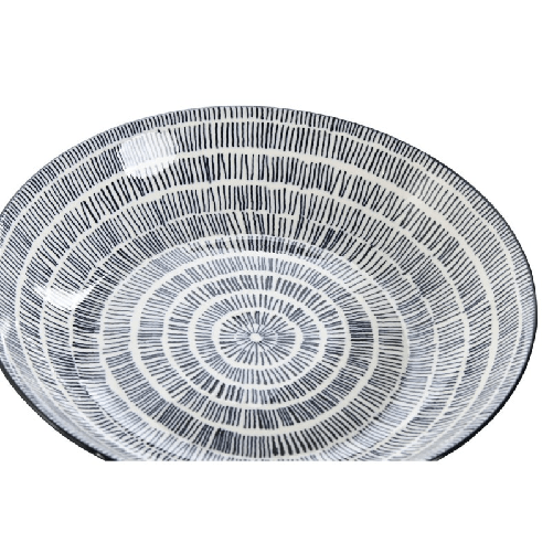 Home ESPRIT Set di piatti Home ESPRIT Azzurro Bianco Porcellana 20 x 20 x 4 cm