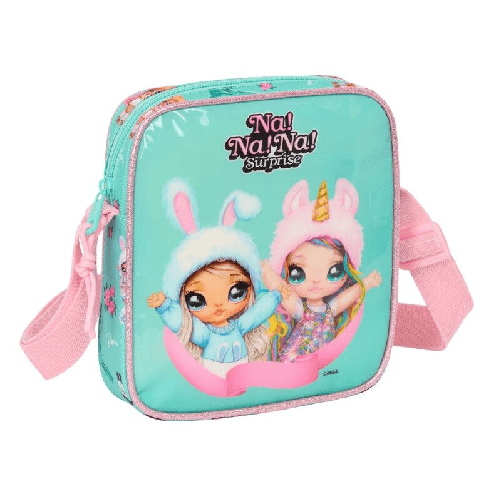 Na!Na!Na! Surprise Borsa a Tracolla Na!Na!Na! Surprise Bunny Rosa Turchese 16 x 18 x 4 cm