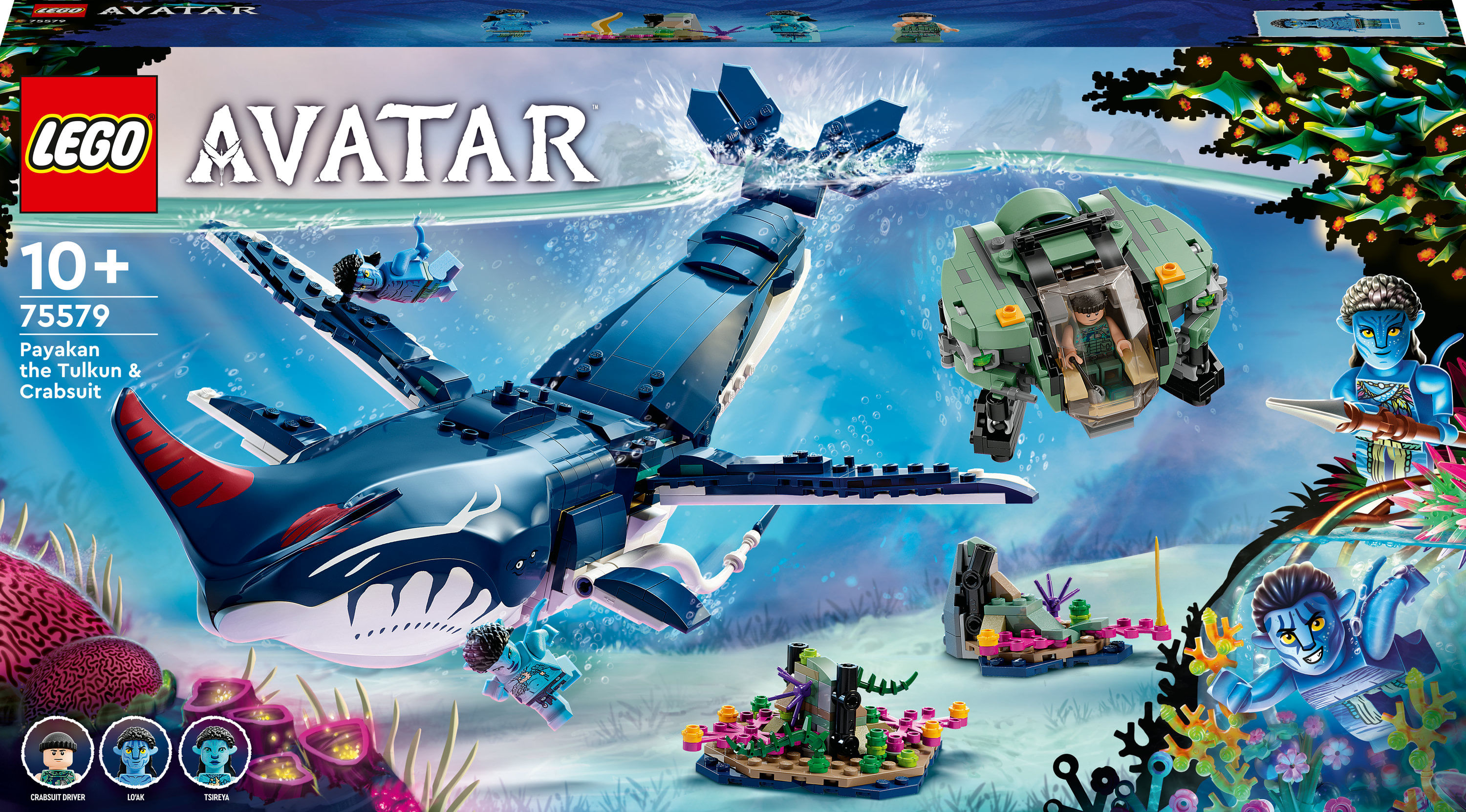 Lego giochi creativi, giochi da costruire, costruzioni lego, costruzioni lego, idea regalo,idee regalo LEGO Avatar Tulkun Payakan e Crabsuit