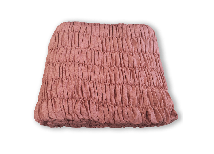 BIANCHERIAWEB Copridivano Universale Arricciato Rosa Antico Colore Rosa Antico,Misura 3 Posti