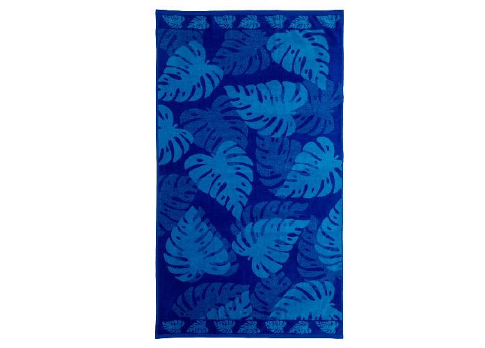 BIANCHERIAWEB Telo Mare Jacquard Spugna Asciugamano Spiaggia Disegno Thai Colore Turchese,Misura Telo Mare