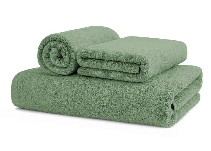 Asciugamani Salvietta Bagno In Morbida Spugna Modello Sophie Colore Sottobosco